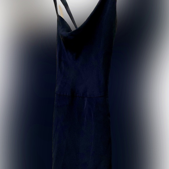 100% Silk Navy J.Crew Dress - Picture 3 of 9